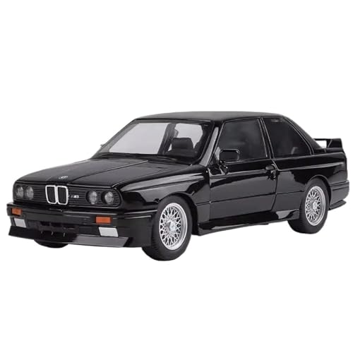 WHYMIRRJ Druckguss 1:24 für BMW M3 E30 Legierung Auto Modelle Maßstab Mode Metall Fahrzeug Modell Display Sammlung Souvenirs Geschenk (Schwarz) von WHYMIRRJ