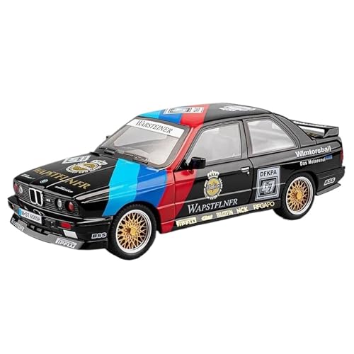 WHYMIRRJ Druckguss 1:24 für BMW M4 GT3 Sportwagen Maßstab Legierung Druckguss Metall Fahrzeug Modelle Sammlerstück Metall Souvenirs Vorgefertigte Fahrzeuge Modell (Schwarz) von WHYMIRRJ
