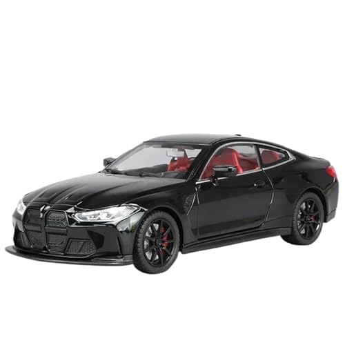 WHYMIRRJ Druckguss 1:24 für BMW M4 Maßstab Legierung Sportwagen Modellbausatz Simulation Druckguss Fahrzeugsammlung Souvenirs (schwarz) von WHYMIRRJ