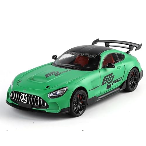 WHYMIRRJ Druckguss 1:24 für Benz AMG-GT Sportwagen, Legierung, Druckguss-Auto-Modelle, Fahrzeugdekoration, Sammlerstück, Ornamente, vorgefertigte Fahrzeuge, Modell (blau) von WHYMIRRJ