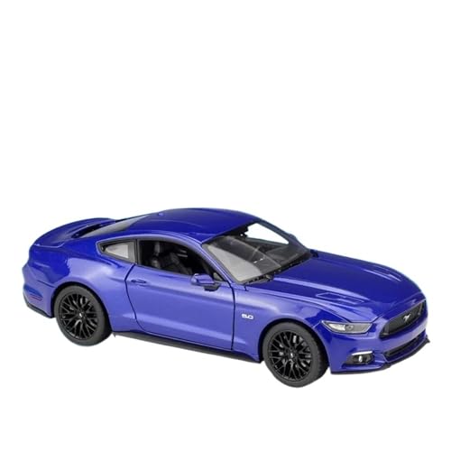 WHYMIRRJ Druckguss 1:24 für Ford Mustang GT Legierung Auto Modelle Maßstab Mode Metall Fahrzeug Modell Display Sammlung Souvenirs Geschenk (Blau) von WHYMIRRJ