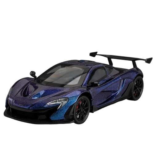WHYMIRRJ Druckguss 1:24 für McLaren P1 Sportwagen, Maßstab, Legierung, Auto-Modelle, öffnende Türen, Sammlermodell, dekorative Souvenirs, vorgefertigte Fahrzeuge, Modell (lila) von WHYMIRRJ