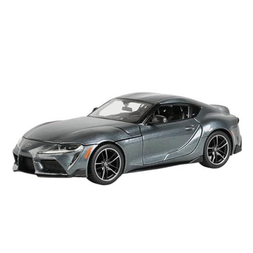 WHYMIRRJ Druckguss 1:24 für Toyota GR SUPRA Maßstab Legierung Auto Modelle öffnende Türen Fahrzeugmodell Ornamente dekorative Souvenirs Geschenk (Silber) von WHYMIRRJ