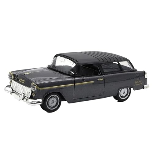 WHYMIRRJ Druckguss 1:32 Legierung Oldtimer-Modell Dekoration Pull-Back-Automodell Realistische Automodelle Sammlerstücke Aus Metall(Black) von WHYMIRRJ