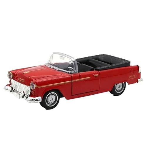 WHYMIRRJ Druckguss 1:32 Legierung Oldtimer-Modell Dekoration Pull-Back-Automodell Realistische Automodelle Sammlerstücke Aus Metall(Red) von WHYMIRRJ