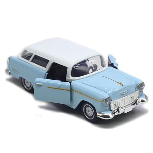 WHYMIRRJ Druckguss 1:32 Legierungsdruckguss-Oldtimer-Pullback-Automodell Realistische Automodelle Sammler-Souvenirs Aus Metall(Sky Blue) von WHYMIRRJ