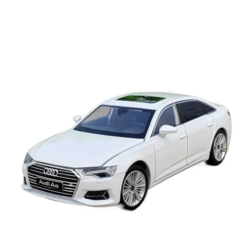 WHYMIRRJ Druckguss 1:32 for Audi A6 Maßstab Legierung Automodelle Realistische Luxus Metall Fahrzeug Modell Sammlung Souvenirs(White) von WHYMIRRJ