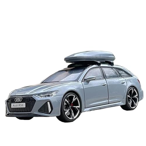 WHYMIRRJ Druckguss 1:32 for Audi RS6 Maßstab Legierung Automodelle Realistische Luxus Metall Fahrzeug Modell Sammlung Souvenirs(Silver) von WHYMIRRJ
