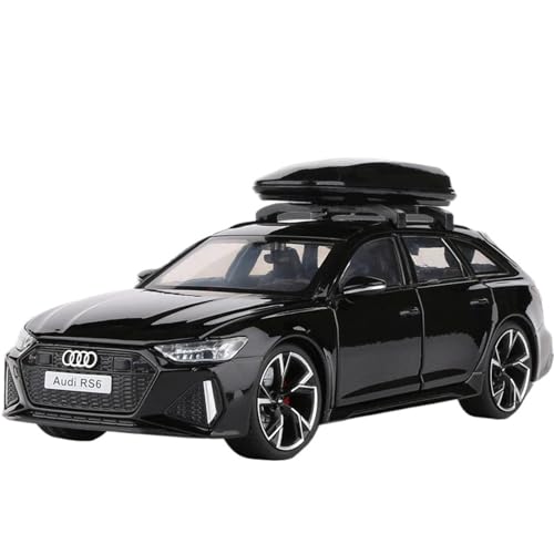 WHYMIRRJ Druckguss 1:32 for Audi RS6 Maßstab Legierung Automodelle Simulation Vorgefertigte Metall Fahrzeugmodell Display Sammlung(Black) von WHYMIRRJ
