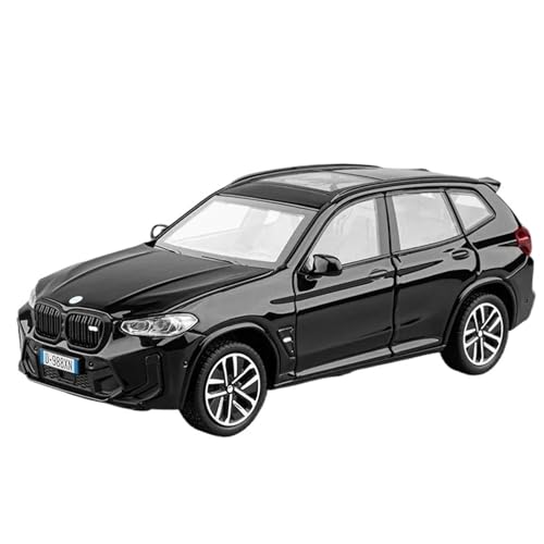WHYMIRRJ Druckguss 1:32 for BMW X3M SUV Legierung Automodelle Maßstab Realistische Metall Fahrzeug Modell Ornamente Sammlung Souvenirs(Black) von WHYMIRRJ