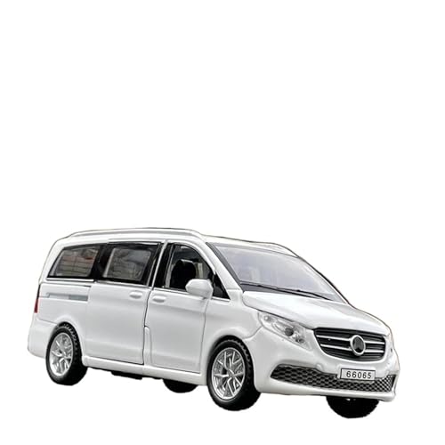 WHYMIRRJ Druckguss 1:32 for Benz V260 MPV Legierung Automodelle Maßstab Realistische Metall Fahrzeug Modell Ornamente Sammlung Souvenirs(White) von WHYMIRRJ