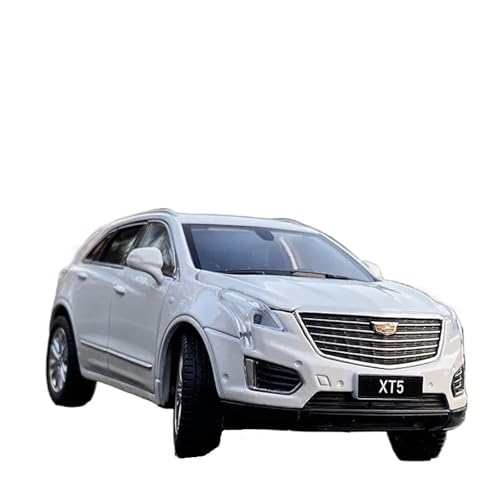 WHYMIRRJ Druckguss 1:32 for Cadillac XT5 SUV Maßstab Legierung Automodelle Realistische Exquisite Vorgefertigte Metallfahrzeugmodellsammlung(White) von WHYMIRRJ