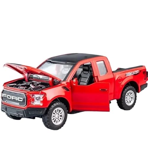 WHYMIRRJ Druckguss 1:32 for Ford F150 Maßstab Legierung Automodelle Öffnende Türen Fahrzeugmodell Souvenirs Sammlung Ornamente(Red) von WHYMIRRJ