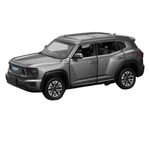 WHYMIRRJ Druckguss 1:32 for Haval DARGO H7 SUV Maßstab Legierung Automodelle Realistische Luxus Volltür Metall Fahrzeug Modell Display(Silver) von WHYMIRRJ