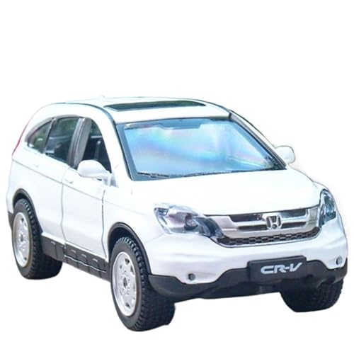 WHYMIRRJ Druckguss 1:32 for Honda CRV SUV Maßstab Legierung Automodelle Realistische Luxus Volltür Metall Fahrzeug Modell Display Sammlung(White) von WHYMIRRJ