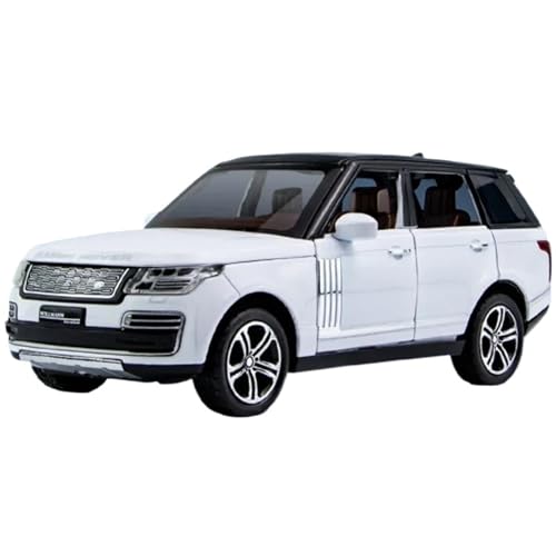 WHYMIRRJ Druckguss 1:32 for Land Rover Range Rover Maßstab Legierung Automodelle Realistische Vorgefertigte Metallfahrzeugmodellanzeige(White) von WHYMIRRJ