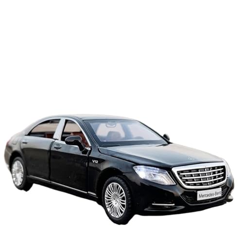 WHYMIRRJ Druckguss 1:32 for Maybachs S600 Legierung Automodelle Maßstab Realistische Metall Fahrzeug Modell Ornamente Sammlung Souvenirs(Black) von WHYMIRRJ