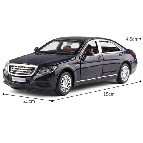 WHYMIRRJ Druckguss 1:32 for Maybachs S600 Legierung Automodelle Maßstab Realistische Metall Fahrzeug Modell Ornamente Sammlung Souvenirs(Blue) von WHYMIRRJ