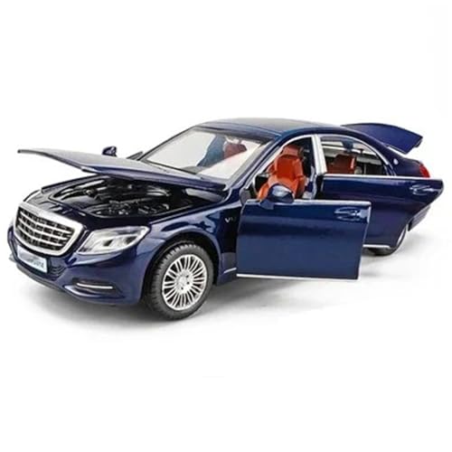 WHYMIRRJ Druckguss 1:32 for Maybachs S600 Maßstab Legierung Automodelle Realistische Luxus Volltür Metall Fahrzeug Modell Display Sammlung(Blue) von WHYMIRRJ