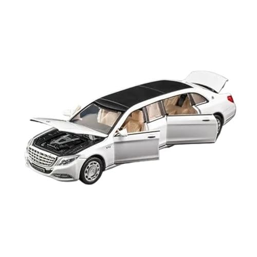 WHYMIRRJ Druckguss 1:32 for Maybachs S650 Maßstab Legierung Automodelle Realistische Luxus Metall Fahrzeug Modell Sammlung Souvenirs(Silver) von WHYMIRRJ