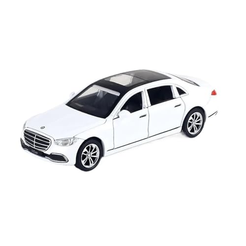 WHYMIRRJ Druckguss 1:32 for Mercedes-Benz S400L Maßstab Legierung Automodelle Simulation Vorgefertigte Fahrzeugmodell Sammlung Souvenirs(White) von WHYMIRRJ