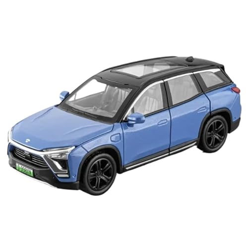 WHYMIRRJ Druckguss 1:32 for NIO ES8 Maßstab Legierung Automodelle Realistische Vorgefertigte Metallfahrzeugmodell-Display-Sammlung(Blue) von WHYMIRRJ