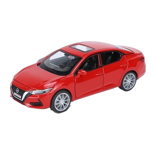 WHYMIRRJ Druckguss 1:32 for Nissan Sylphy Maßstab Legierung Automodelle Simulation Replik Fahrzeugmodell Display Sammlung(Red) von WHYMIRRJ
