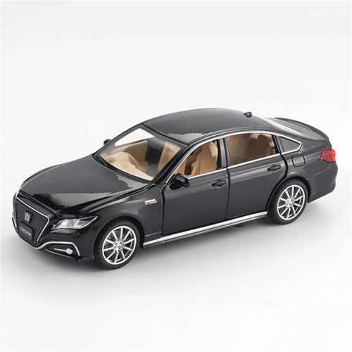 WHYMIRRJ Druckguss 1:32 for Toyota Crown Maßstab Legierung Automodelle Realistische Exquisite Vorgefertigte Metallfahrzeugmodellsammlung(Black) von WHYMIRRJ