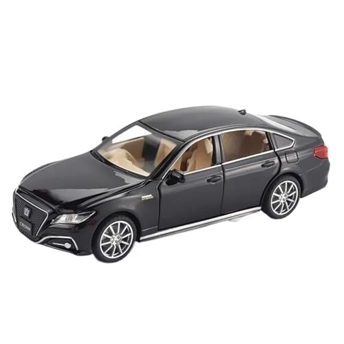 WHYMIRRJ Druckguss 1:32 for Toyota Crown Maßstab Legierung Automodelle Realistische Vorgefertigte Metallfahrzeugmodell Display Collection(Black) von WHYMIRRJ