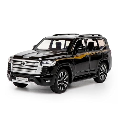 WHYMIRRJ Druckguss 1:32 for Toyota Land Cruiser SUV Legierung Automodelle Maßstab Luxus Metall Fahrzeug Modell Display Ornamente Sammlung(Black) von WHYMIRRJ