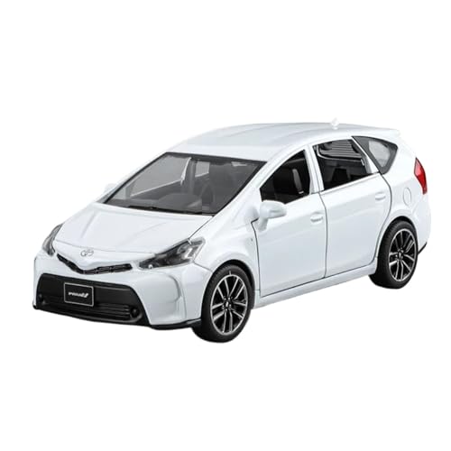 WHYMIRRJ Druckguss 1:32 for Toyota Prius Maßstab Legierung Automodelle Simulation Replik Fahrzeug Modell Display Sammlung Ornamente(White) von WHYMIRRJ