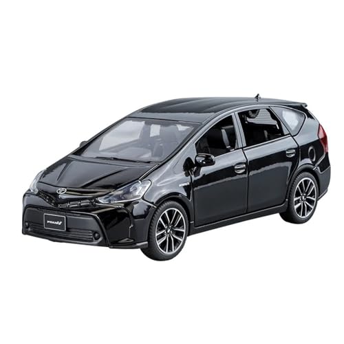 WHYMIRRJ Druckguss 1:32 for Toyota Prius SUV Legierung Automodelle Simulation Exquisite Maßstab Fahrzeug Modell Display Sammlung Souvenirs(Black) von WHYMIRRJ
