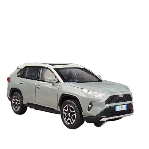 WHYMIRRJ Druckguss 1:32 for Toyota RAV4 SUV Maßstab Legierung Automodelle Realistische Luxus Volltür Metall Fahrzeug Modell Display(Green) von WHYMIRRJ