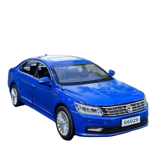 WHYMIRRJ Druckguss 1:32 for Volkswagen Passat Maßstab Legierung Automodelle Realistische Vorgefertigte Metallfahrzeugmodell Display-Kollektion(Blue) von WHYMIRRJ