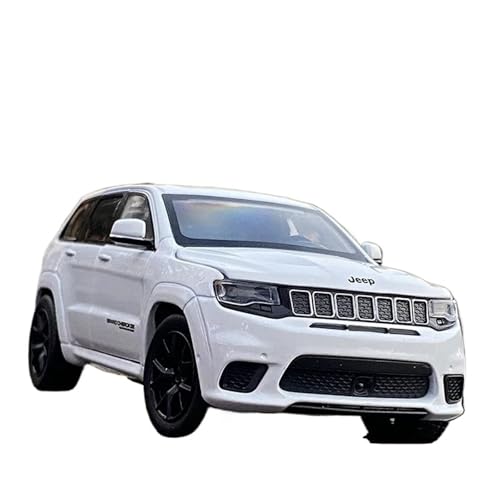WHYMIRRJ Druckguss 1:32 für Jeeps Grand Cherokee Maßstab Legierung Auto Modelle vorgebaut Metall Fahrzeug Modell Display Sammlung Ornamente Geschenk (weiß) von WHYMIRRJ