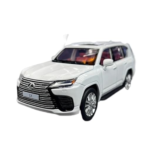 WHYMIRRJ Druckguss 1:32 für Lexus LX600 SUV, Legierung, Auto-Modelle, Maßstab, modisch, Metall, Fahrzeugmodell, Display, Sammlung, Souvenirs, Geschenk (weiß) von WHYMIRRJ