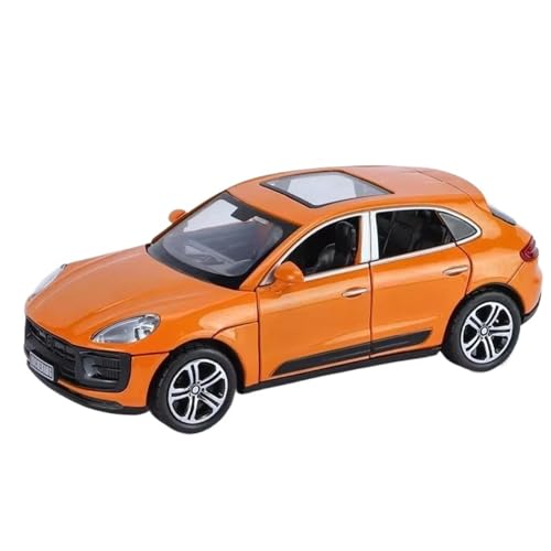 WHYMIRRJ Druckguss 1:32 für Macan Druckguss-Auto-Modelle, SUV, offene Türen, Maßstab, Modellbausätze, Sammlerstück, Ornamente, Orange WHYMIRRJ Druckguss 1:32 für Macan Druckguss-Auto-Modelle, SUV, offene Türen, Maßstab, Modellbausätze, Sammlerstück, Ornamente, Orange von WHYMIRRJ
