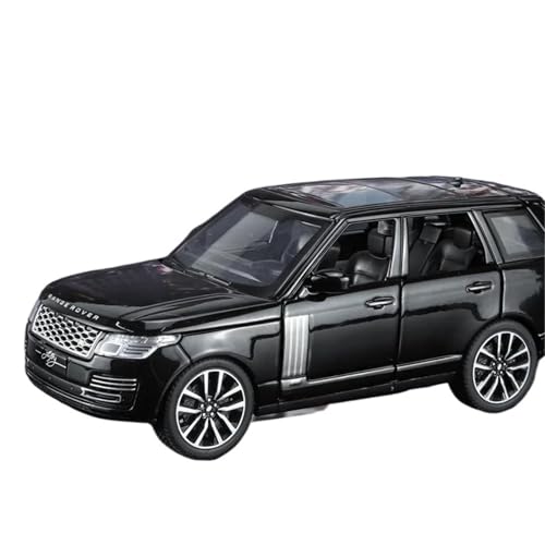 WHYMIRRJ Druckguss 1:32 für Range Rover 50. Jahrestag SUV Druckguss Metall Fahrzeug Legierung Auto Modelle Sammlerstück Metall Ornamente (schwarz) von WHYMIRRJ