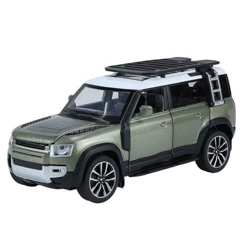 WHYMIRRJ Druckguss 1:32 für Range Rover Defender SUV Legierung Auto Modelle Maßstab Mode Metall Fahrzeug Modell Display Sammlung Souvenirs Geschenk (Grün) von WHYMIRRJ