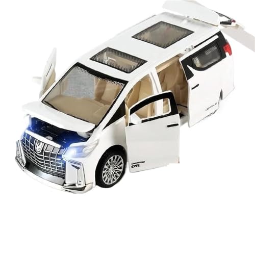 WHYMIRRJ Legierung Automodelle Trägheit Pull-Back Auto Zu Öffnenden Türen Fahrzeugmodell Display Ornamente Souvenirs Sammlung(White) von WHYMIRRJ