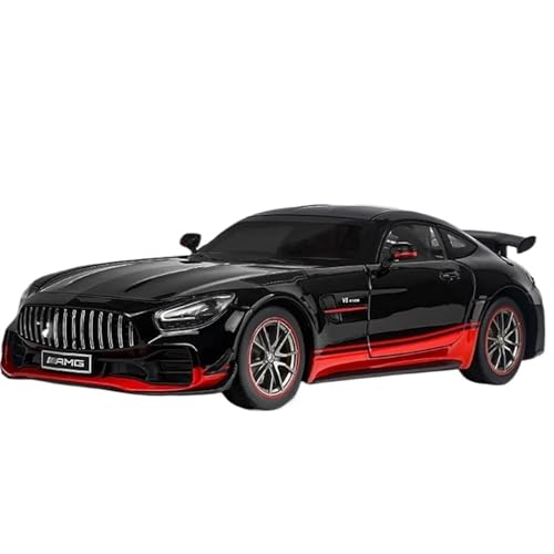 WHYMIRRJ Druckguss für Benz AMG GTR 1:18, Legierung, Auto-Modell, realistisch, mit Licht und Sound, Modell-Set, Sammlung, Souvenir (grün) von WHYMIRRJ