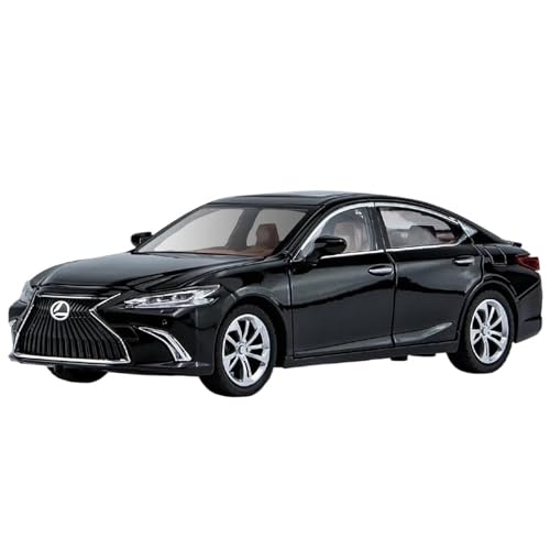 WHYMIRRJ Druckguss für Lexus ES300, Maßstab 1:24, Legierung, Druckguss, Auto-Modelle, Fahrzeugdekorationen, Sammlerstück, Ornamente, vorgefertigte Fahrzeuge, Modell (schwarz) von WHYMIRRJ
