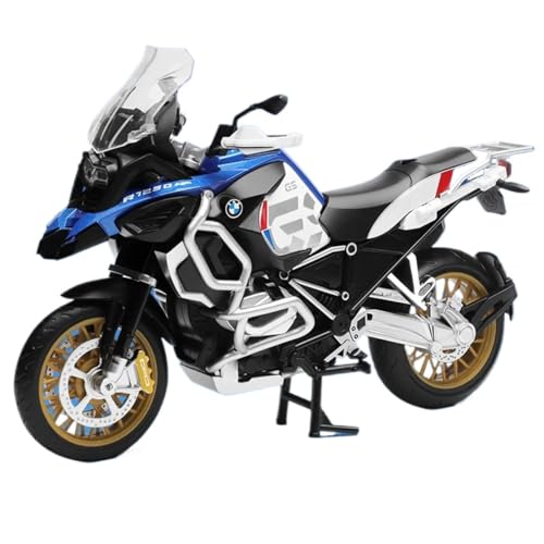 WHYMIRRJ Druckguss für R1250 GS. 1:12 Legierung Druckguss Auto Motorrad Modell Druckguss statisches Motorrad Modell Dekorative Souvenirs Geschenk (Blau) von WHYMIRRJ