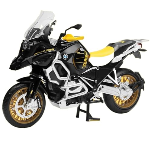 WHYMIRRJ Druckguss für R1250 GS. 1:12 Legierung Druckguss Auto Motorrad Modell Druckguss statisches Motorrad Modell Dekorative Souvenirs Geschenk (Schwarz) von WHYMIRRJ