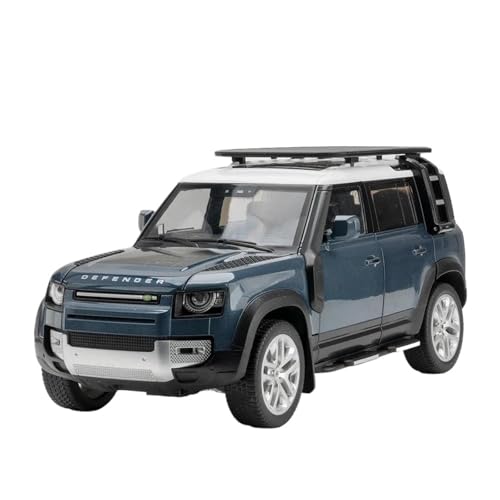 WHYMIRRJ Maßstab 1:18 für Land Rover Defender 110, Legierung, Auto-Modelle, Sammlerstück, Metall, Fahrzeug-Ornamente, dekorative Souvenirs, vorgefertigte Fahrzeuge, Modell (blau) von WHYMIRRJ
