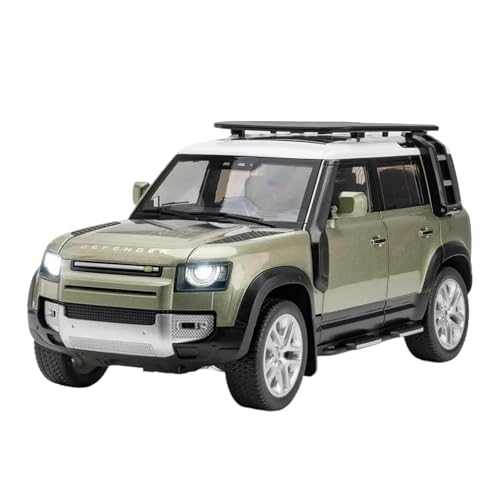 WHYMIRRJ Maßstab 1:18 für Land Rover Defender 110, Legierung, Auto-Modelle, Sammlerstück, Metall, Fahrzeug-Ornamente, dekorative Souvenirs, vorgefertigte Fahrzeuge, Modell (grün) von WHYMIRRJ