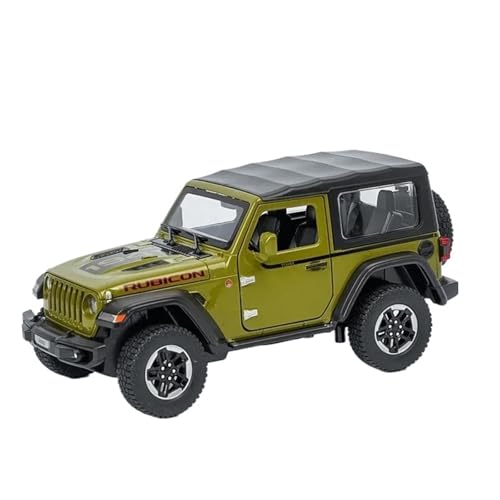 WHYMIRRJ Maßstab 1:20 für Wrangler Automodelle aus Legierung, öffnende Türen, Metallfahrzeug, Simulationssammlung, Ornamente, vorgefertigte Fahrzeuge, Modell (grün) von WHYMIRRJ