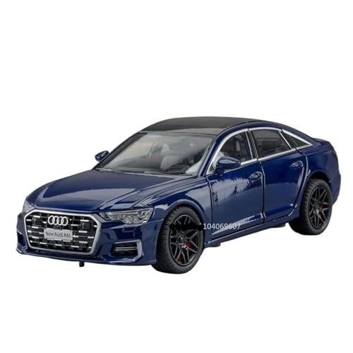 WHYMIRRJ Maßstab 1:24 für Audi A6L RS7 Maßstab Legierung Auto Modelle Druckguss Fahrzeug Modell Display Simulation Sammlung Ornamente Vorgefertigte Fahrzeuge Modell (A6L Blau) von WHYMIRRJ