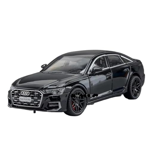 WHYMIRRJ Maßstab 1:24 für Audi A6L RS7 Maßstab Legierung Auto Modelle Druckguss Fahrzeug Modell Display Simulation Sammlung Ornamente Vorgefertigte Fahrzeuge Modell (A6L Schwarz) von WHYMIRRJ