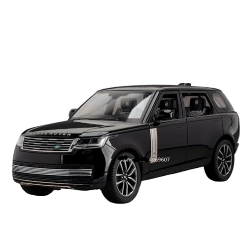 WHYMIRRJ Maßstab 1:24 für Land Range Rover, Legierung, Auto-Modelle, Sammlerstück, Metall, Fahrzeug-Ornamente, dekorative Souvenirs, vorgefertigte Fahrzeuge, Modell (Schwarz 1) von WHYMIRRJ